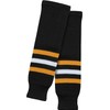 Men's Multiple Colors Knit Senior Hockey Socks (Black Socks with