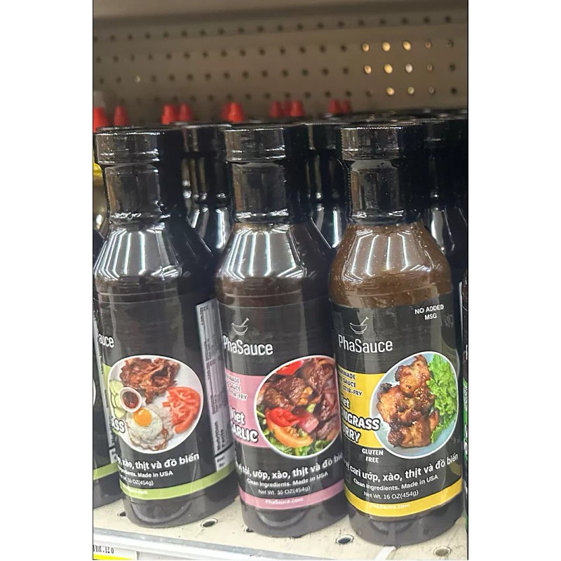 PhaSauce Vietnamese Marinade Bundle Lemongrass Curry and Garlic flavor marinade