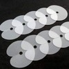 25 Pieces Heat Shield Guards for Hair Extension Bonding, Round
