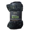 Kombat Kids Super Soft Snuggly Fleece Blanket BTP Black