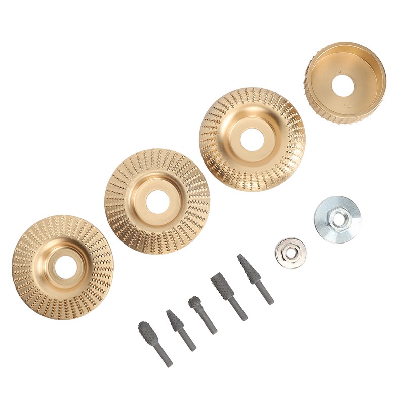 Wood Carving Disc Rotary File Set Angle Grinder Grinding Shaping