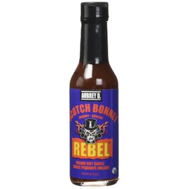 Aubrey D. Rebel Scotch Bonnet Hot Sauce, Spicy Pepper Flavor For Meat, Fish, Chicken & Vegetables