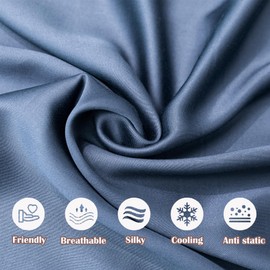 SilkWings Cooling Pillow Cases Queen Set of 2, 100% Rayon Derived from Bamboo Cooling Pillowcases for Hot Sleepers, Soft & Breathable Pillow Covers with Envelope Closure 20x30 Inches Champagne