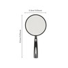 Handheld Magnifying Glass 2X 4X Handheld Reading Magnifier Skid Resistance