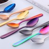 SBOMHS Teaspoons Set of 8, Coffee Spoons/Dessert Spoons, 5.5inch/14cm (Coloured)