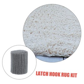 Operitacx 1 Satz Bereich Teppichstickerei Makramee-seil Set Zur Herstellung Von Teppichen Knüpfgarn Vorgeschnitten Knüpfhaken-sets Für Erwachsene Teppichhaken-kits Häkelnadel Acryl 10st