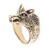 Windalf Vikings SVALI Wolf Ring 20 mm Night Wolf Power