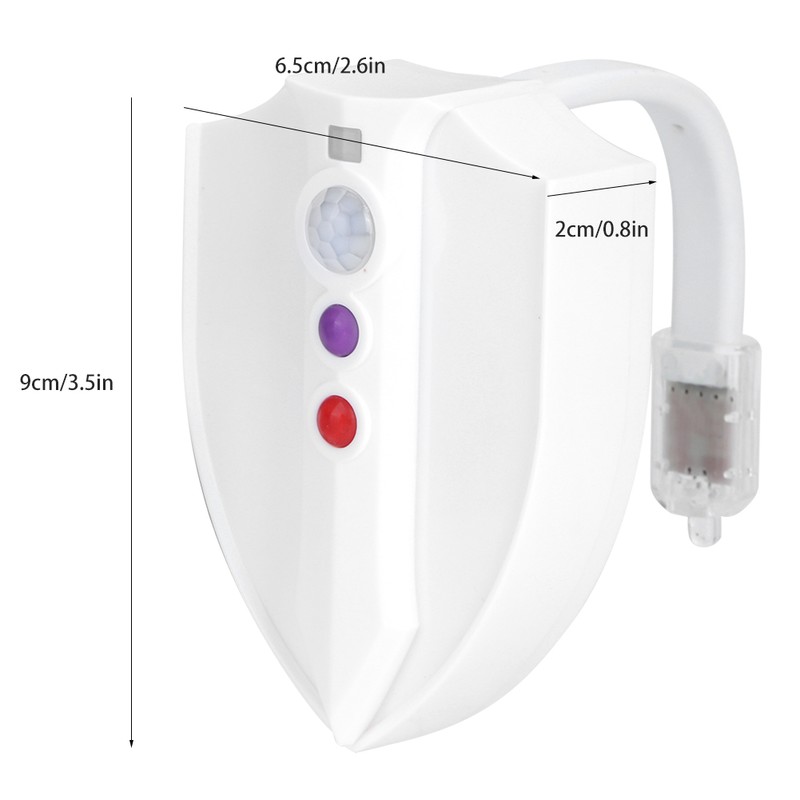 Waterproof Toilet Lights Motion Sensor LED Night Lamp with UV