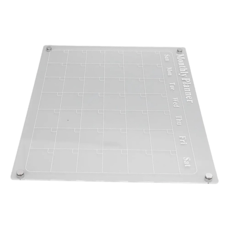 Juego De 2 Tableros Acrílicos Para Notas, Borrado En Seco,