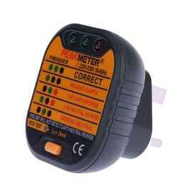 220V ~ 250V Portable Electrical Smart Socket Tester & 50-60Hz AC 12-1000V Pen Circuit Detector-E1518UK