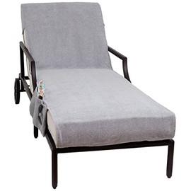 Linum Home Textiles CL95-SWP Chaise Lounge Cover, Grey