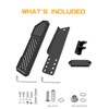 Dead Pedal for Jeep 4xe, Aluminum Gladiator Dead Pedal Adjustable