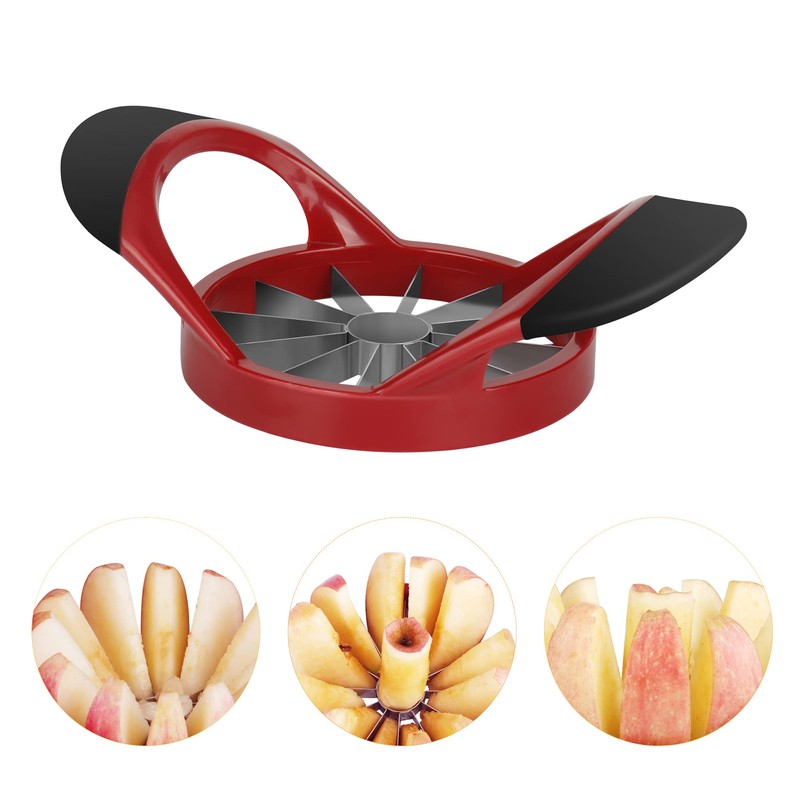 Supercenter Apple Cutter, Apple Corer and Slicer - Stainless Steel
