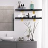 ANTERRIFIC Gold Shelf Brackets, 4 Pack Heavy Duty Floating Shelf