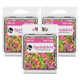 Buttons Galore Sprinkletz - Piezas de arcilla polimérica para manualidades, adornos de 36 gramos, 1500 piezas, primavera y verano