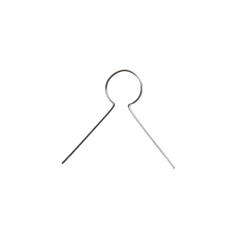 50 Silver Metal Hanging Hooks for 3D Shapes | Christmas