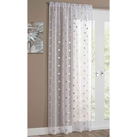Harmony Silver Metallic Voile 54"