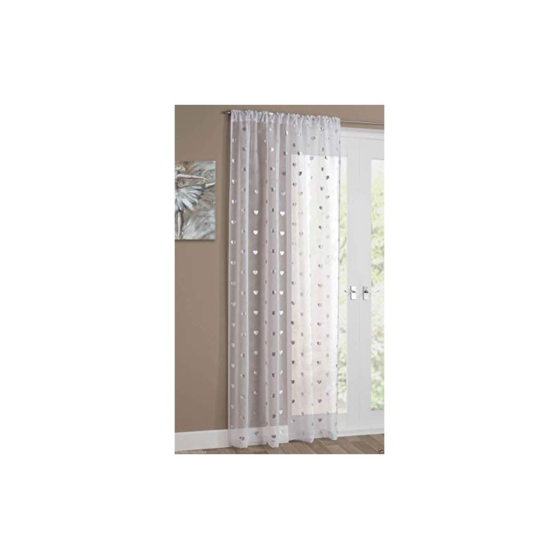 Harmony Silver Metallic Voile 54"