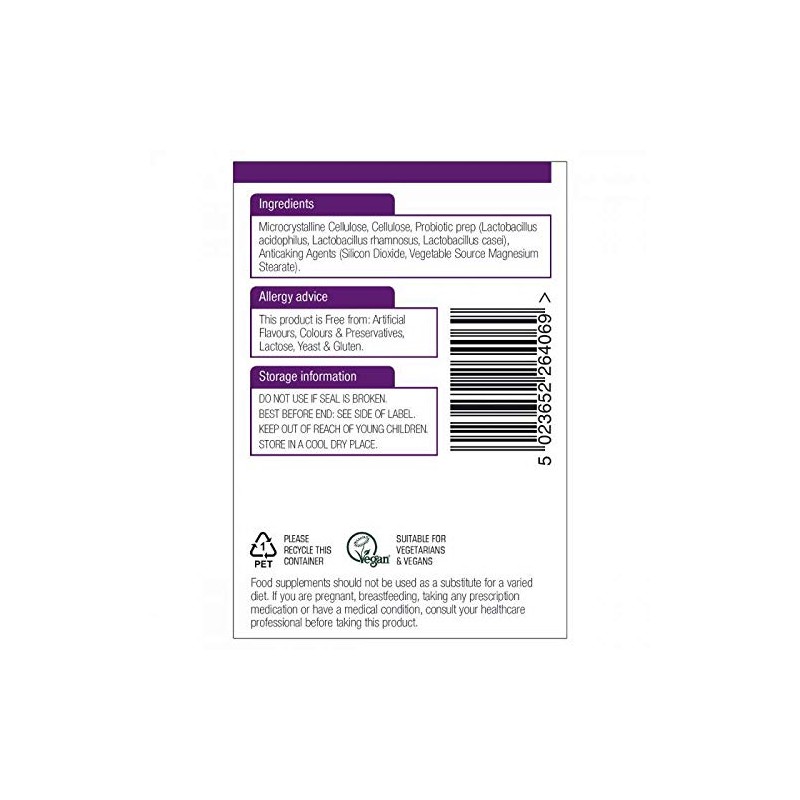 Natures Aid Natures Aid Acidophilus Complex 5 Billion 60 Vcaps