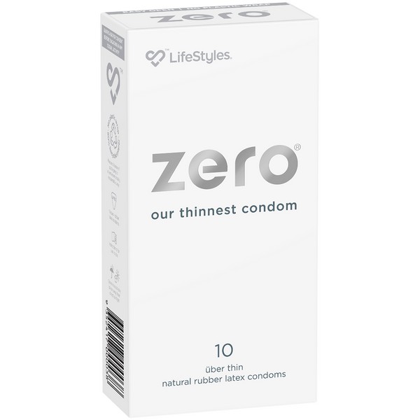 LifeStyles Zero Uber Thin Condoms 10