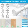 AIZESI White Tension Rod for Windows 28 to 48 inch,