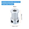 sourcing map 2 Pcs Aluminum 16 Teeth 5mm Bore 10mm