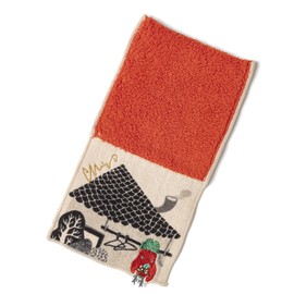[moritaMiW] Kusubashi Mon Ori, Porch Handkerchief, Undereave Amanojac, Red [A-68236-90-R]