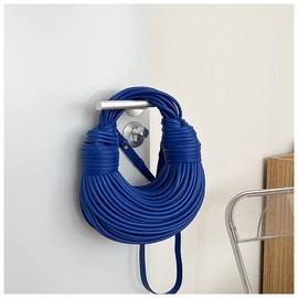 knotted woven tote bag handbag for women Woven Handbag Purse for Women Handwoven Satchel Clutch Purse (dark blue)