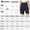 Ksmien - Pantalones cortos cargo para mujer, de secado rápido,