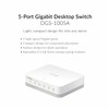 D-Link DGS-1005A 5-Port Gigabit Ethernet Switch, Compact Desktop Housing, Energy-Efficient,