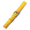 Leather Croco Embossed Yellow 14 Millimeters Watch Strap