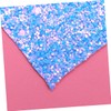 IWOWHERO Shimmering Holographic Leather Fabric for DIY Crafts A4 Size
