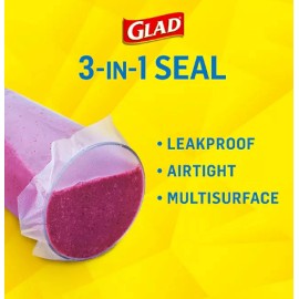 Glad Press'n Seal Plastic Food Wrap 140 sq. ft./roll, 2 rolls