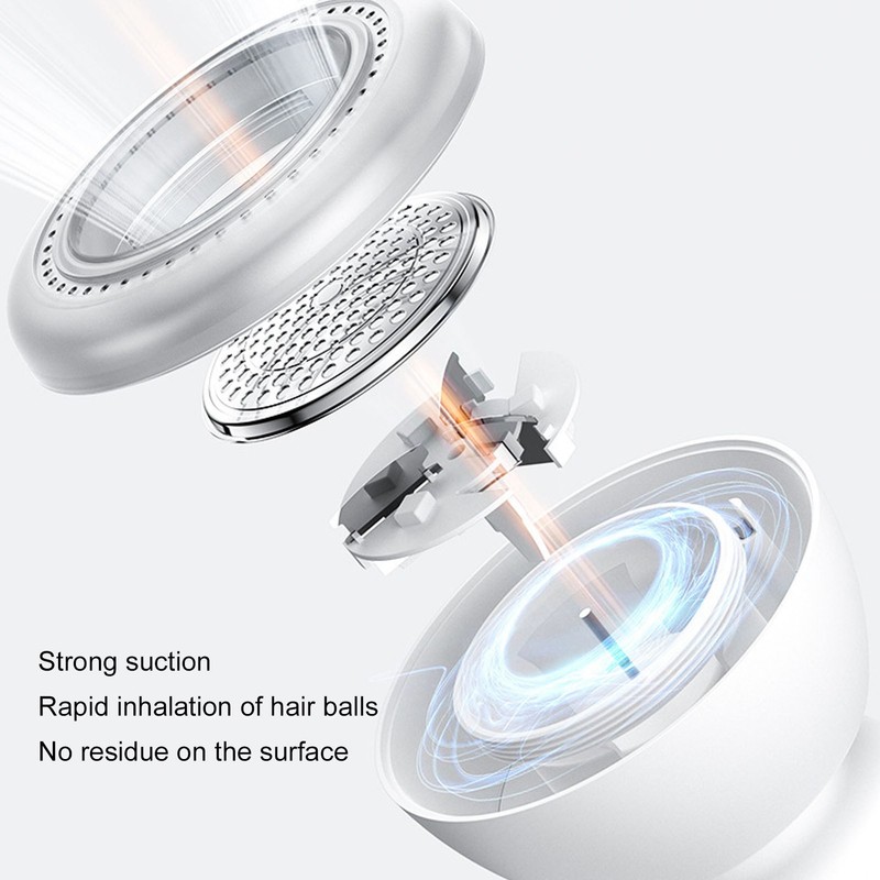 Lint Remover Light Weight USB Powered Lint Shaver White Rechargeable