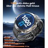 OUKITEL Smartwatch Herren BT13-1000mAh Akku Uhren Herren, 1,73 Zoll AMOLED