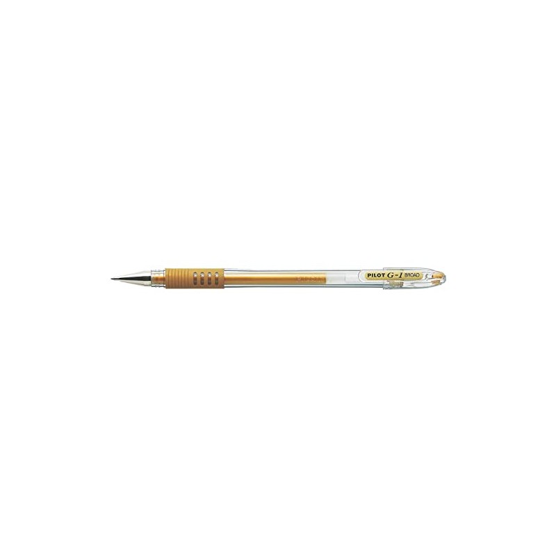 Pilot G1 Grip Gel Pen 1.0 mm Tip Gold Ink