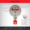 Equipment Lock Puck Lock - Stainless Steel, Multi-Use Uncuttable Lock