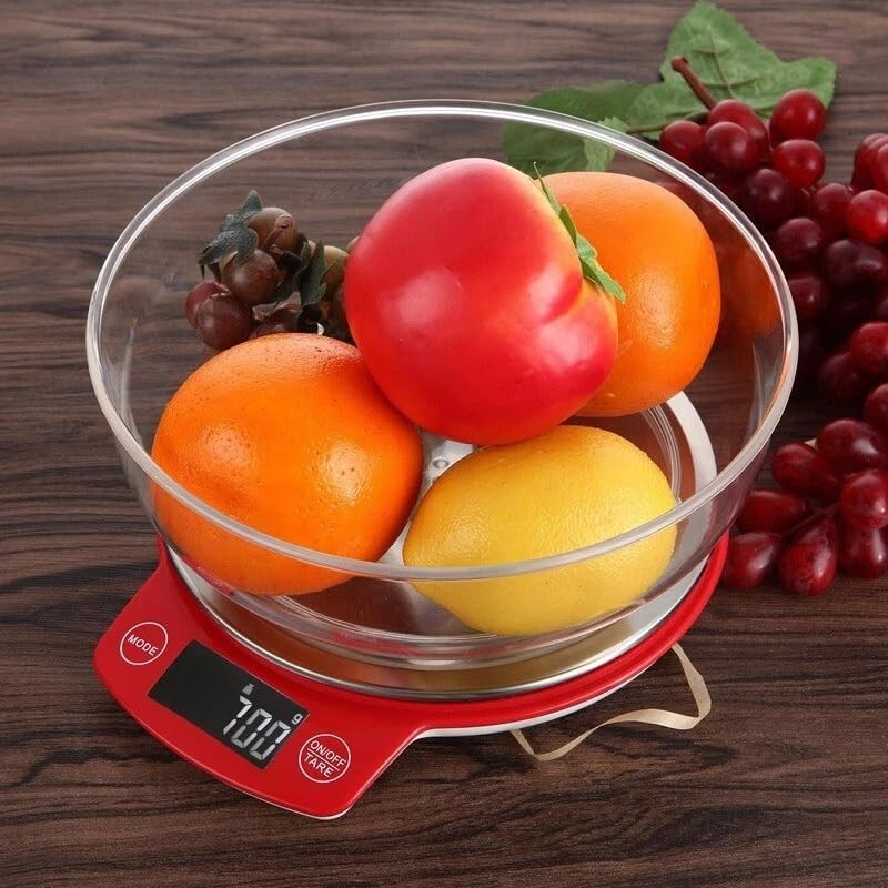 HORNBILL Digital Kitchen Scales Electronic Food Scales with 0.6L Bowl