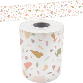 Teacher Created Resources Terrazzo Tones Straight Rolled Border Trim
