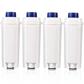 4 Pack Coffee Filter Replacement for DeLonghi Filter DLSC002, DLS C002, Compatible with ECAM, Esam, ETAM, BCO, EC