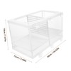 Sosoport Aquarium Fish Breeder Box Mesh Fish Isolation Tank for