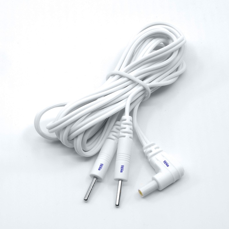 Tens Lead Wires - Two 2mm Pin Connectors (2 Pack)