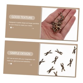IWOWHERO Unique Spider Rabbit Nail Charms 3D Nail Art Jewelry for Parties Safe for Skin