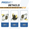 2-Pack 10123530 Furnace Thermostat L250F Manual Reset Flame Rollout Limit