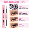 EIWH DIY Lash Extension Kit Volume Lash Clusters 30D+40D D