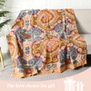 Shesyuki Boho Throw Blanket for Bed - 100% Pure Cotton