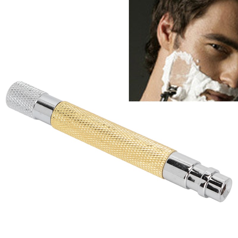 Old Fashioned Razor Handle Zinc Alloy Retro Long Handle Shave