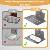Soap Holder for Shower Wall Suction Cup Bar Soap Dish