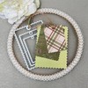 Square Label Frame Die Cuts for Card Making Frame Metal
