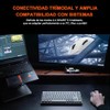 DAREU A950GM Mouse Inalámbrico, Blanco Raton Gamer 60g Ultraligero